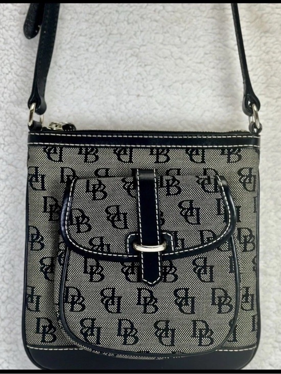 Dooney & Bourke Handbags - Dooney & Bourke Black Logo Crossbody Bag